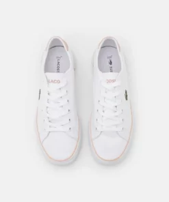 Lacoste GRIPSHOT - Baskets Basses - White/light Pink -Lacoste Soldes Magasin 0147ee23e3c2468f9a3350c41283c1df