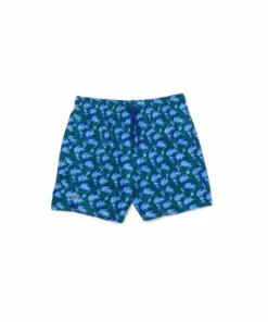Lacoste Short De Bain - Bleu Vert Bleu -Lacoste Soldes Magasin 01b54a2f189044dfb8ba020dc6cbb8ed