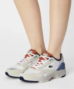 Lacoste STORM - Baskets Basses - Off White/blue