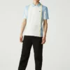 LACOSTE POLO MC - Polo - Blanc Bleu Clair