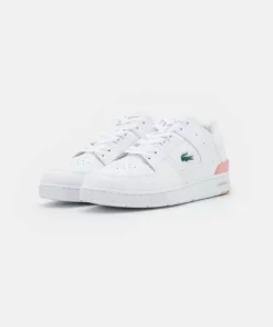 Lacoste COURT CAGE - Baskets Basses - White/light Pink -Lacoste Soldes Magasin 025c533211b547b3a524fad8fe40ce29