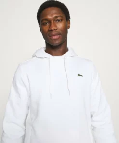 Lacoste Sweat à Capuche - White -Lacoste Soldes Magasin 02beb0a9dc3b40ac996f9a892da54bb8