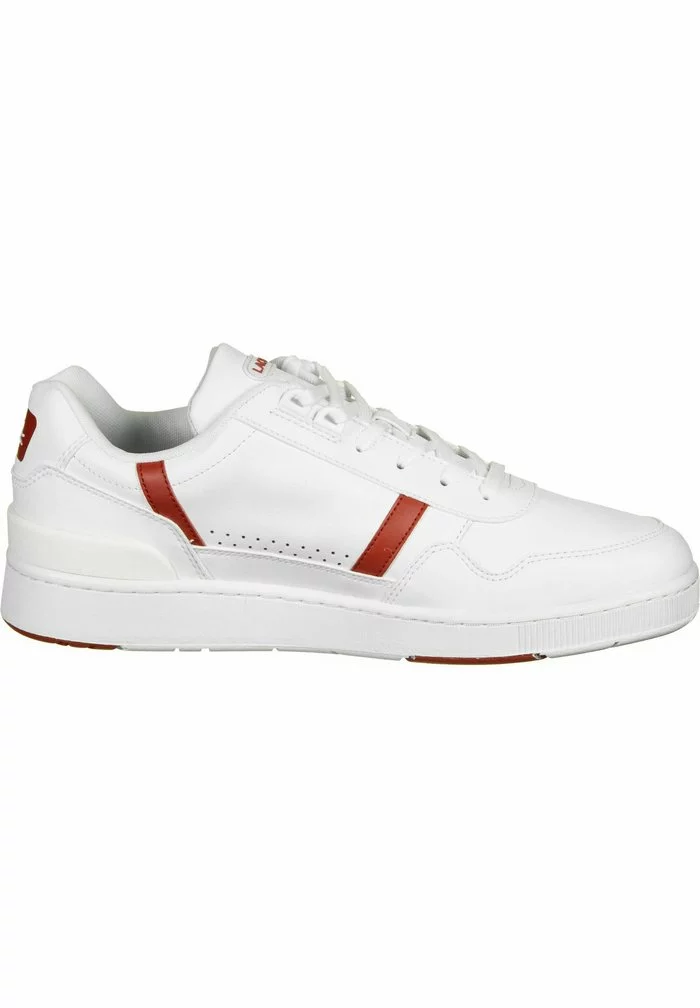 Lacoste Baskets Basses - Wht Red 7 Lacoste Baskets Basses - Wht Red – Image 7