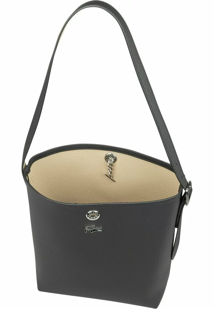 Lacoste ANNA HOBO - Sac à Main - Black Warm Sand 2 Lacoste ANNA HOBO - Sac à Main - Black Warm Sand – Image 2