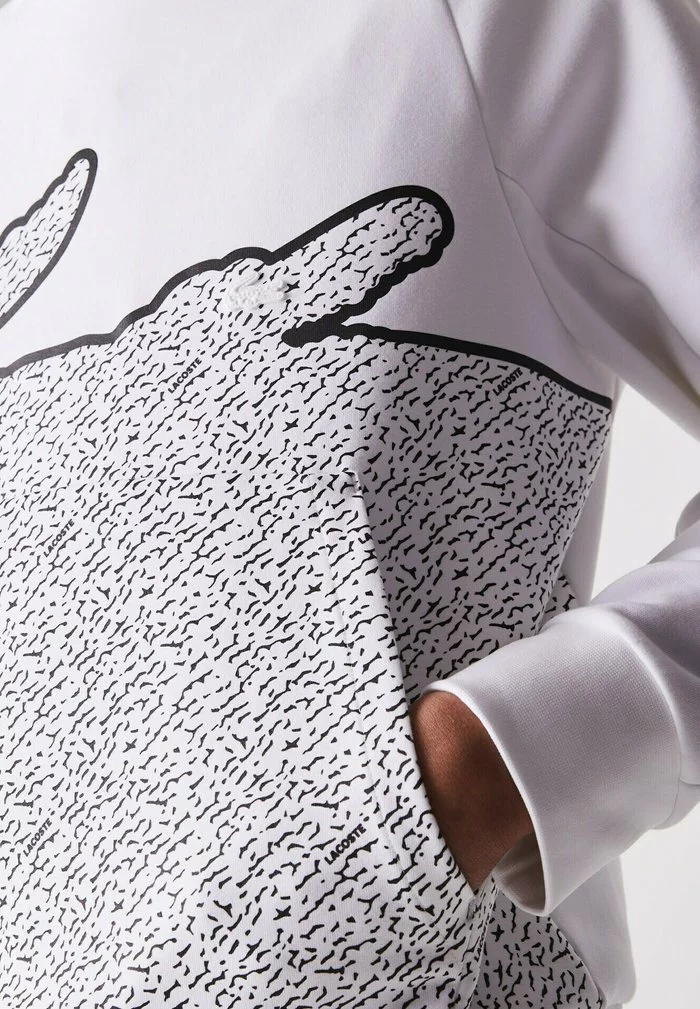 Lacoste Sweatshirt - White 2 Lacoste Sweatshirt - White – Image 2