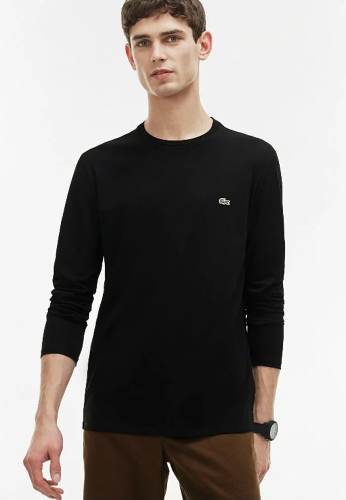 Lacoste TH6712 - T-shirt à Manches Longues - Black 1 Lacoste TH6712 - T-shirt à Manches Longues - Black