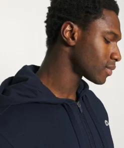 Lacoste PLUS - Sweat à Capuche Zippé - Navy Blue -Lacoste Soldes Magasin 08632e9ae0e748d8a27f1a7f5d93f5bc