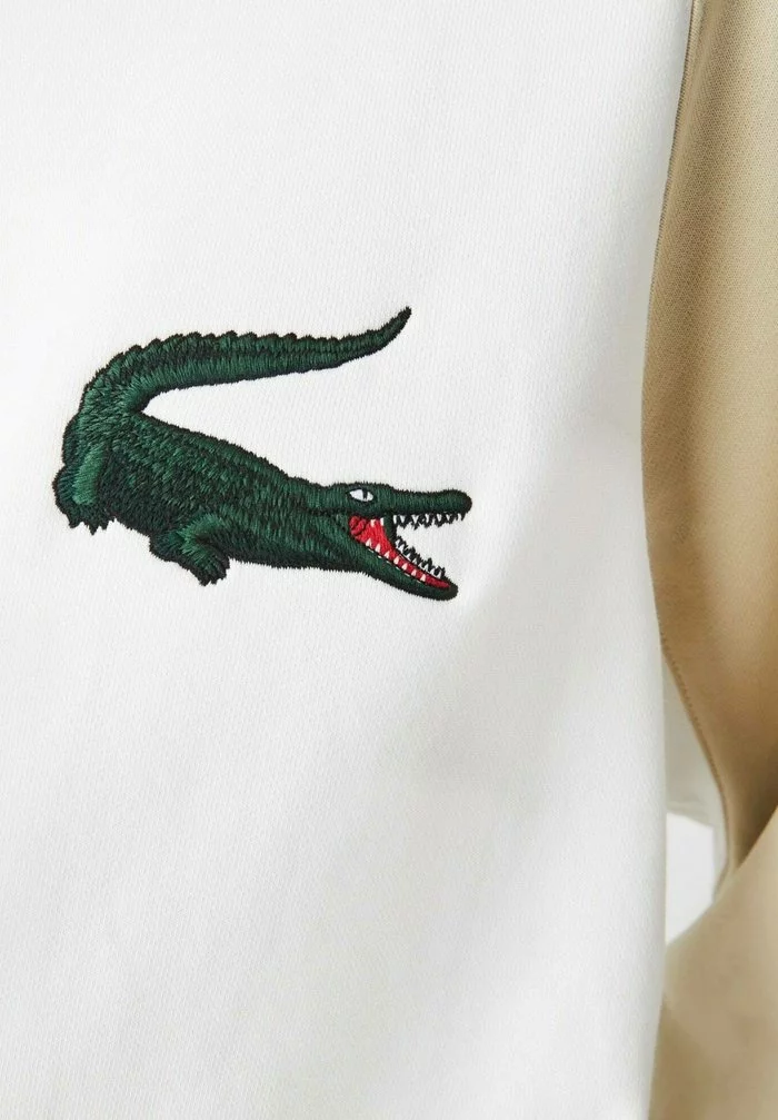 Lacoste Sweatshirt - Blanc Beige 6 Lacoste Sweatshirt - Blanc Beige â Image 6