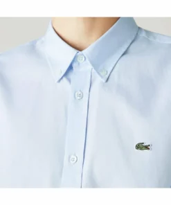 Lacoste Chemise - Bleu Clair -Lacoste Soldes Magasin 090ef48dc1734936bb292027ff4f08a8