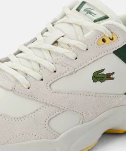 Lacoste STORM - Baskets Basses - Off White/yellow -Lacoste Soldes Magasin 095b17da7ac146268f153a83d84446d6