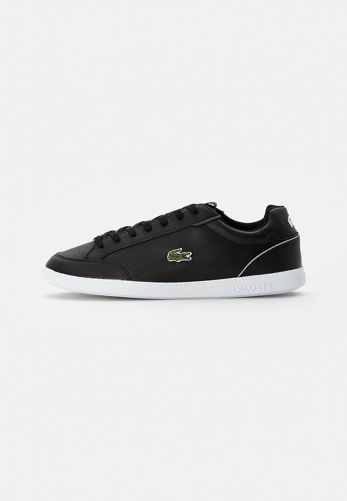 Lacoste GRADUATE CAP - Baskets Basses - Black/white 1 Lacoste GRADUATE CAP - Baskets Basses - Black/white