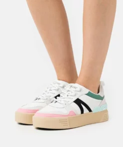 Lacoste Baskets Basses - Off-white/green