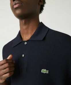Lacoste Polo - Bleu Marine -Lacoste Soldes Magasin 0cfc4e34f96f41668f4b17e30b3103ae