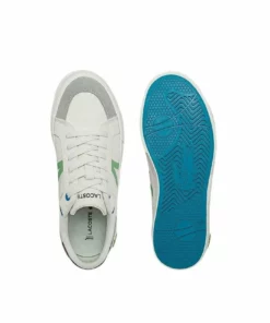 Lacoste Baskets Basses - Wht Lt Grn -Lacoste Soldes Magasin 0f606960a1fc4649b7a0a63a9ec128f5