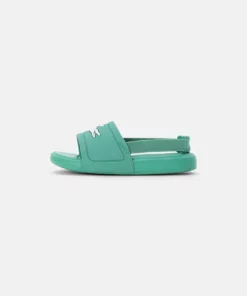 Lacoste SLIDE - Mules - Green White -Lacoste Soldes Magasin 115369abc2174a81867b05f105a8c05c