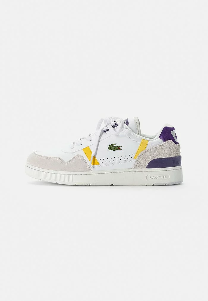 Lacoste T-CLIP - Baskets Basses - Wht/purp 1 Lacoste T-CLIP - Baskets Basses - Wht/purp