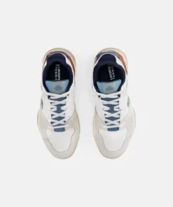Lacoste T-POINT - Baskets Basses - Wht/blu -Lacoste Soldes Magasin 11bb0d2d3f23478788ce079e1c86d33c
