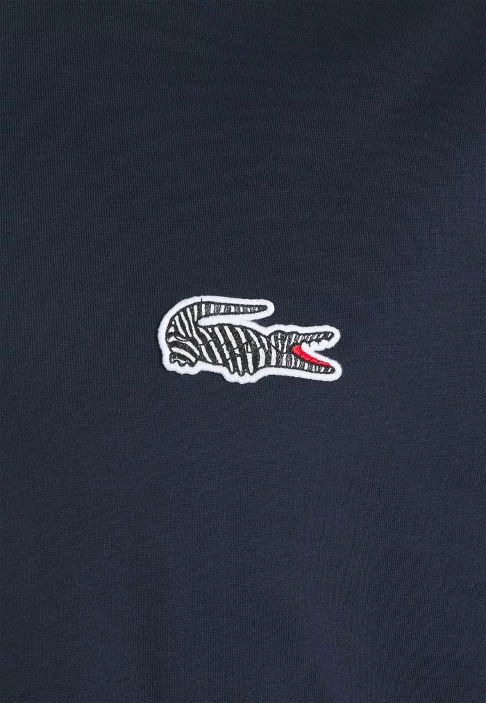 Lacoste T-shirt Basique - Navy Blue 3 Lacoste T-shirt Basique - Navy Blue – Image 3