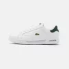 Lacoste TWIN SERVE - Baskets Basses - White/dark Green