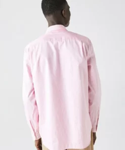 Lacoste Chemise - Blanc/rose Pale -Lacoste Soldes Magasin 12e45316f1004dbcb20512c18698d323