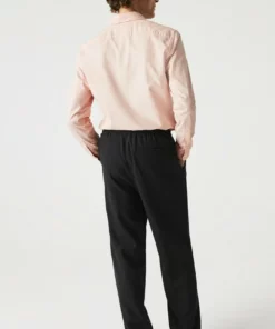 Lacoste Chemise - Rose / Blanc -Lacoste Soldes Magasin 1345662e9e774cf1915b28f41bc264ad