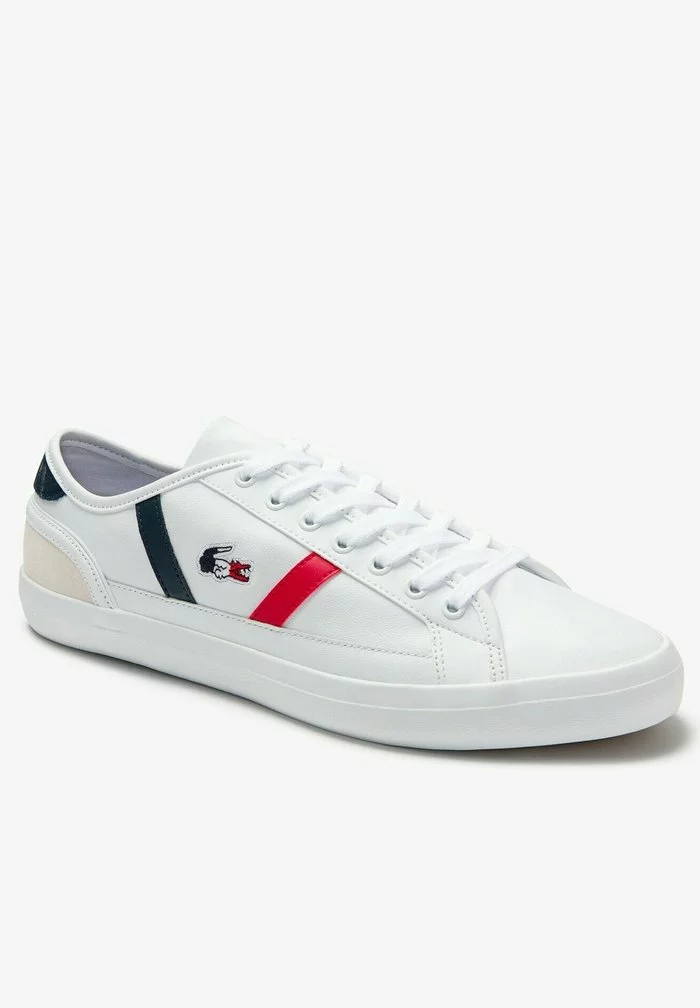 Lacoste Baskets Basses - Wht/nvy/red 4 Lacoste Baskets Basses - Wht/nvy/red – Image 4