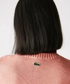 Lacoste Pullover - Rose Blanc -Lacoste Soldes Magasin 15e4cfe9f6014c00be33d706e4027f36