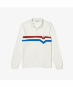 Lacoste Polo - Blanc/rouge/bleu -Lacoste Soldes Magasin 16187c22504c45688f1adf1cd3161f6c