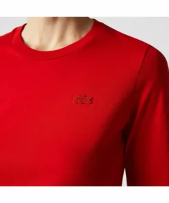 Lacoste T-shirt Basique - Rouge 8 Lacoste T-shirt Basique - Rouge -Lacoste Soldes Magasin 16b79a8284d74c029554cc443766a81e