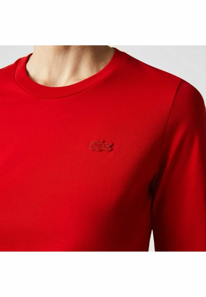 Lacoste T-shirt Basique - Rouge 4 Lacoste T-shirt Basique - Rouge – Image 4