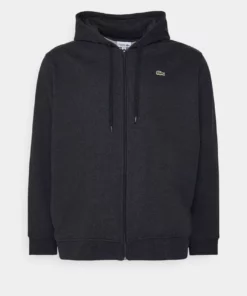 Lacoste Sweat à Capuche Zippé - Lightning Chine/nave -Lacoste Soldes Magasin 17878cb2686243f9b29188b04400789d