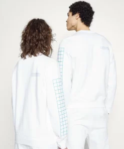 Lacoste UNISEX EXCLUSIVE - Sweatshirt - White -Lacoste Soldes Magasin 193c3afa94dd4ef5b2c498bd3eec735e