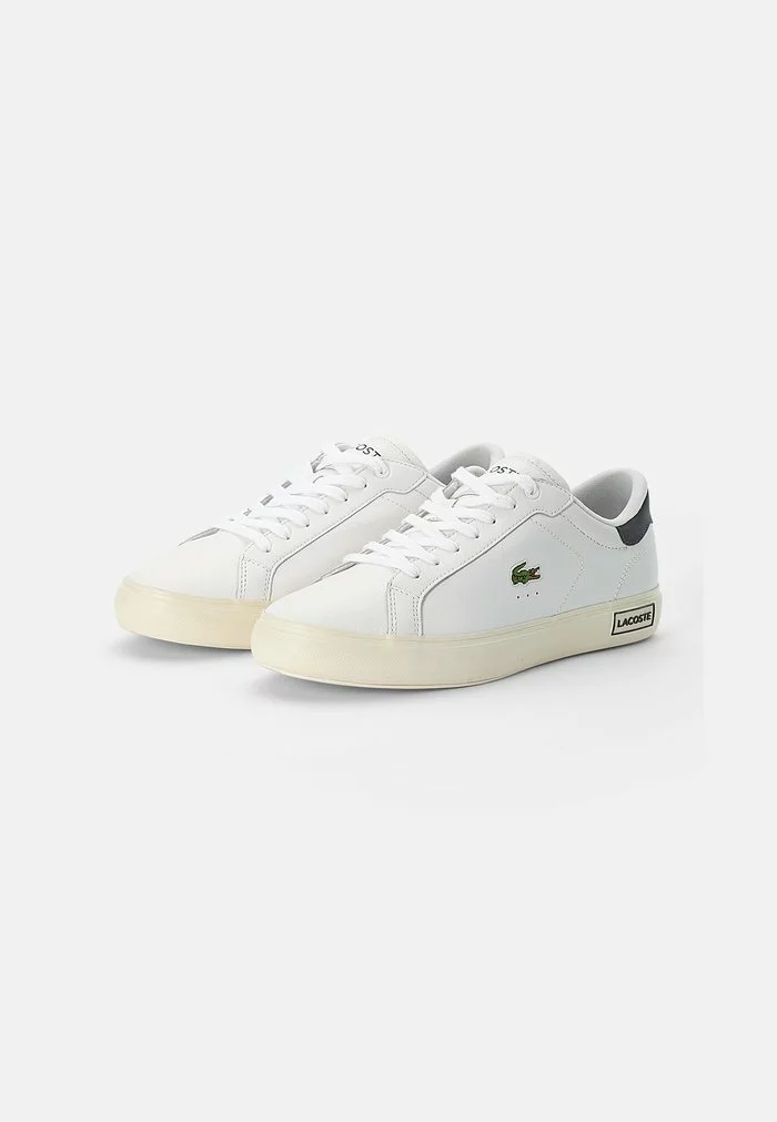 Lacoste POWERCOURT - Baskets Basses - White Dark Green 2 Lacoste POWERCOURT - Baskets Basses - White Dark Green – Image 2