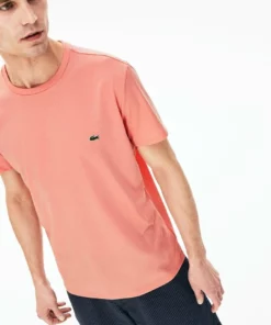 Lacoste T-shirt Basique - Pink -Lacoste Soldes Magasin 1ad3bfa3f7f647008d0143986bc63477