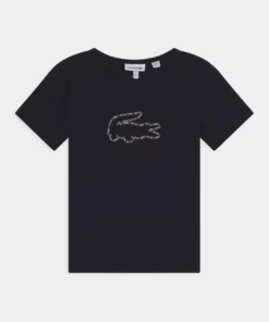 Lacoste T-shirt Imprimé - Navy Blue