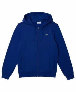 Lacoste PLUS - Sweat à Capuche Zippé - Bleu Bleu -Lacoste Soldes Magasin 1c4780015d44443b9164c5cc9458090b