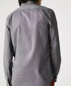 Lacoste Chemise - Bleu Marine / Blanc -Lacoste Soldes Magasin 1c621e938bb7468cbc2450e804aa25dd