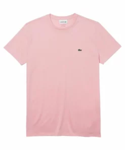 Lacoste T-shirt Basique - Rose -Lacoste Soldes Magasin 1cf6f91500234eae96f0f100e7bc4512