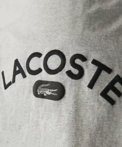 Lacoste T-shirt Imprimé - Gris Chine -Lacoste Soldes Magasin 1d36dec0106a4d9a97cbc434b344bbbf