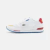 Lacoste PARTNER PISTE - Baskets Basses - White/blue