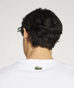 Lacoste T-shirt Imprimé - White -Lacoste Soldes Magasin 1d5de39ff1fb454cae3b2db7f84281a1