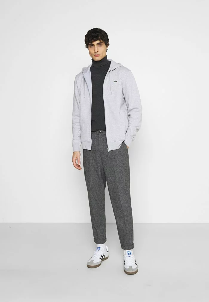 Lacoste CLASSIC HOODIE - Sweatshirt - Silver Chine/elephant Grey 2 Lacoste CLASSIC HOODIE - Sweatshirt - Silver Chine/elephant Grey – Image 2