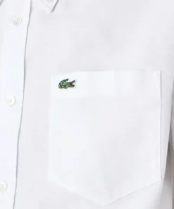 Lacoste HEMD KORTE - Chemise - Blanc -Lacoste Soldes Magasin 1ecc8b788ca34622ba63cdddcaa7ed46