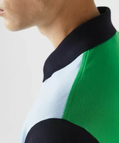 Lacoste Polo - Vert/bleu Clair/bleu Marine -Lacoste Soldes Magasin 2091875c416b44239baf6c75b25c518a