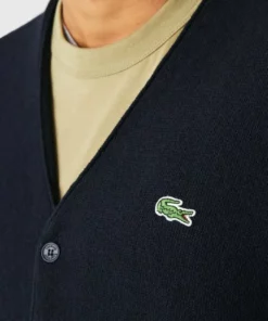 Lacoste Gilet - Bleu Marine -Lacoste Soldes Magasin 2198cdd392764740b554db121ea537a9
