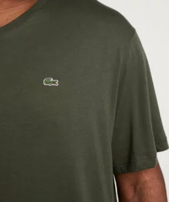 Lacoste T-shirt Basique - Baobab -Lacoste Soldes Magasin 2250330450734f31807081b29a852f33
