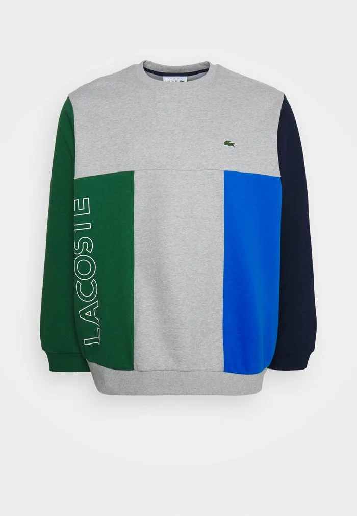 Lacoste PLUS UNISEX - Sweatshirt - Silver Chine/green-navy Blue Royal 5 Lacoste PLUS UNISEX - Sweatshirt - Silver Chine/green-navy Blue Royal – Image 5