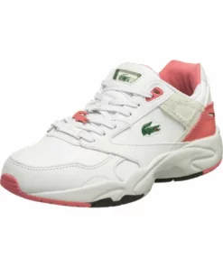 Lacoste STORM - Baskets Basses - Wht Dk Pnk -Lacoste Soldes Magasin 239f640283e24545a1f27e0c318545cc