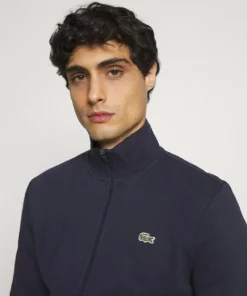 Lacoste Sweat à Capuche Zippé - Navy Blue -Lacoste Soldes Magasin 23d7bbdf310a495981974e56ee9ff09e