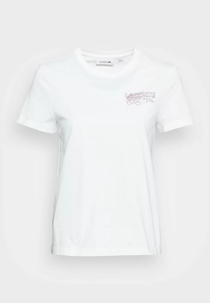 Lacoste T-shirt Imprimé - White 4 Lacoste T-shirt Imprimé - White – Image 4